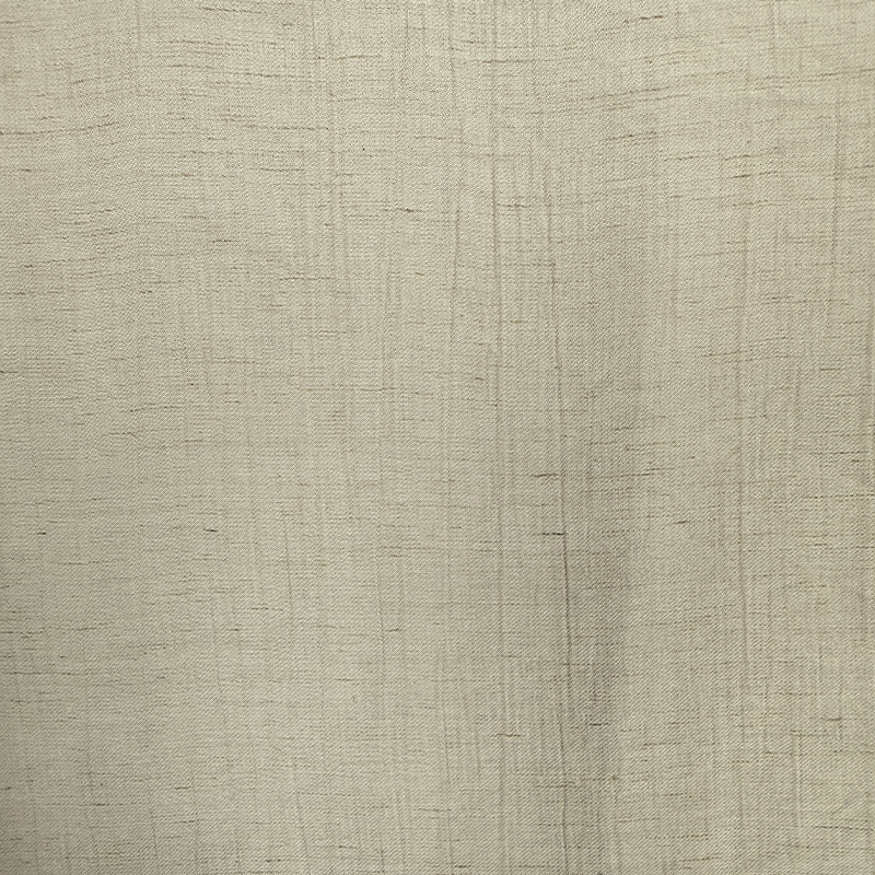 NO 6036 Tecido Crepe de Filamento Slub semelhante a Linho