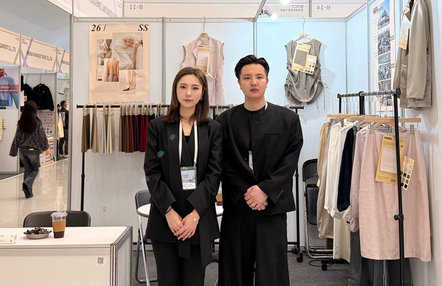 Shaoxing Echoes Textile Co., Ltd conclui com sucesso a exposição PSID 2026 na Coreia