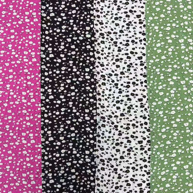 Tecido Rayon Estampado 45S – Floral Pequeno