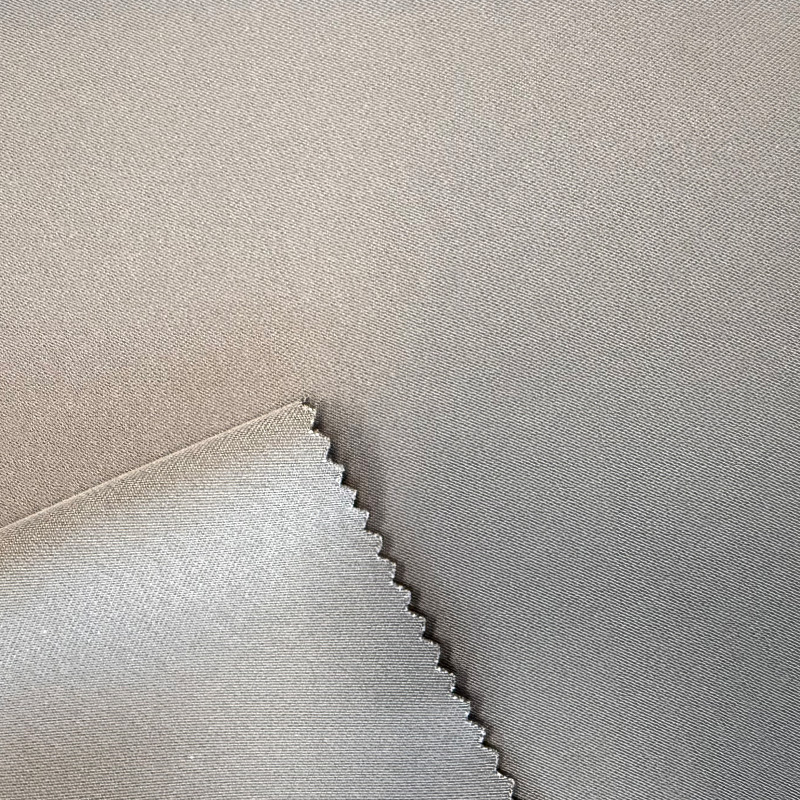 NO.1014 Tecido elástico de quatro direções com textura de malha 3D semelhante a acetato
